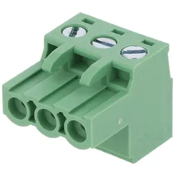 Steckbare Schraubklemme, gerade, 2,50mm2, RM 5,08mm, weiblich - Anzahl Anschlüsse: 3