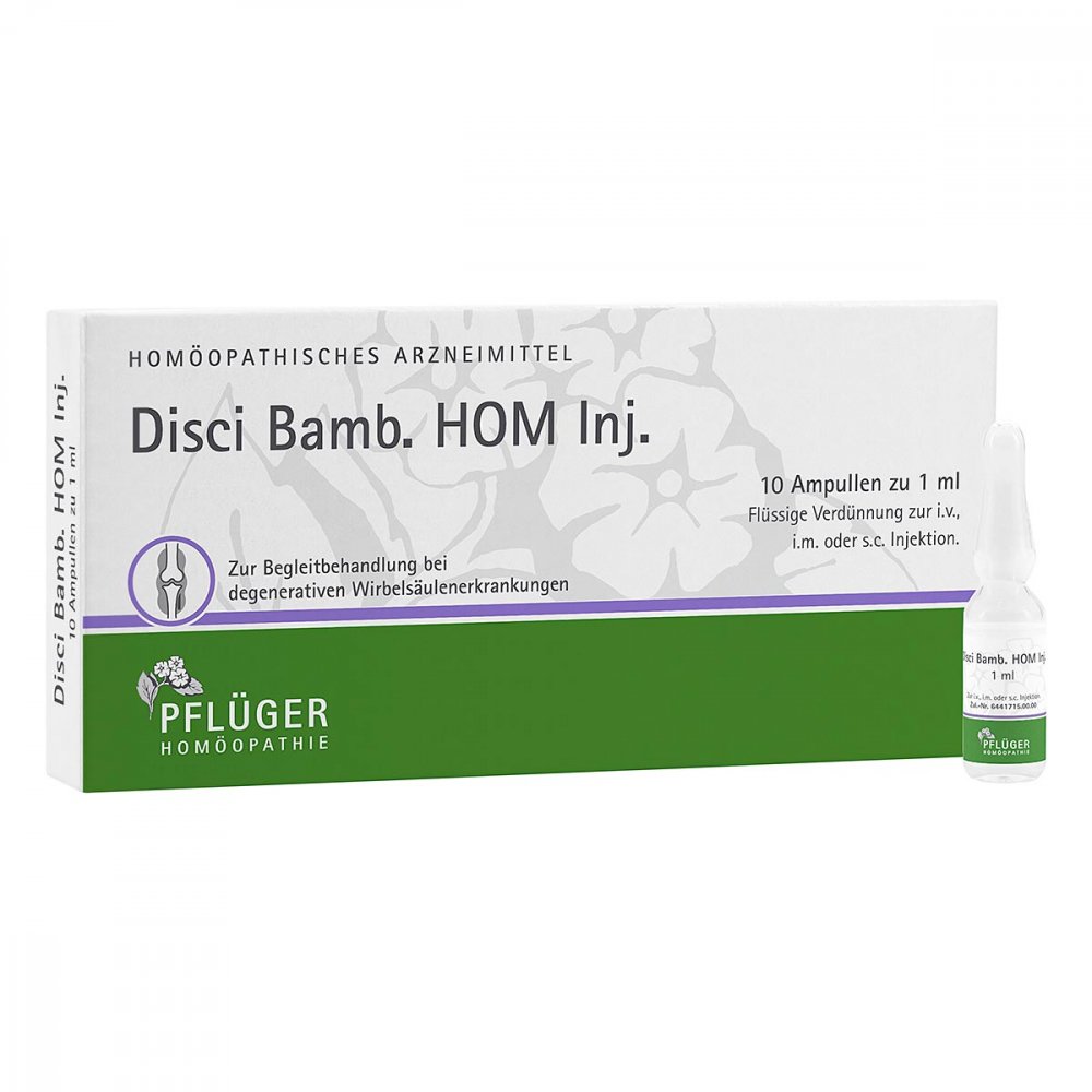 Homöopathisches Laboratorium Alexander Pflüger Gmb Disci Bamb Hom iniecto 1 ml 01876935
