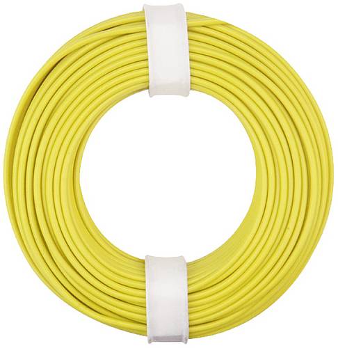 Donau Elektronik 150-013 Litze 1 x 0.50mm² Gelb 10m