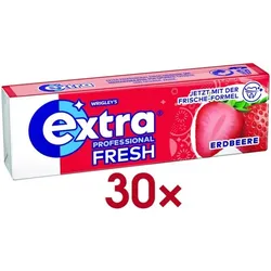 WRIGLEY ́S Extra PROFESSIONAL 30er-Pack Kaugummis »PROFESSIONAL ERDBEERE« á 14 g