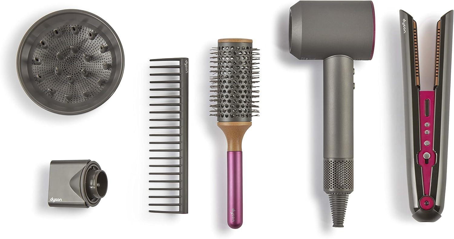Casdon Dyson Supersonic & Corrale Deluxe styling set speelgoed met föhn en stijltang, lichteffecten en geluiden
