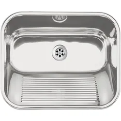 Deante, Spülbecken, 1-Becken-Spülbecken - Einbau oder Wandmontage (43.30 cm)