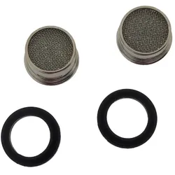 Wasserhahnfilter Trinkwasserfilter Hahnfilter Wasserreiniger 2er Pack Schwarz