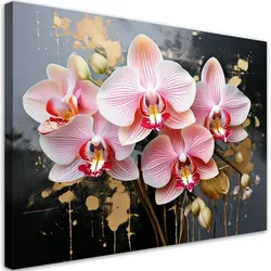 LEINWANDBILD Blumen 90x60cm