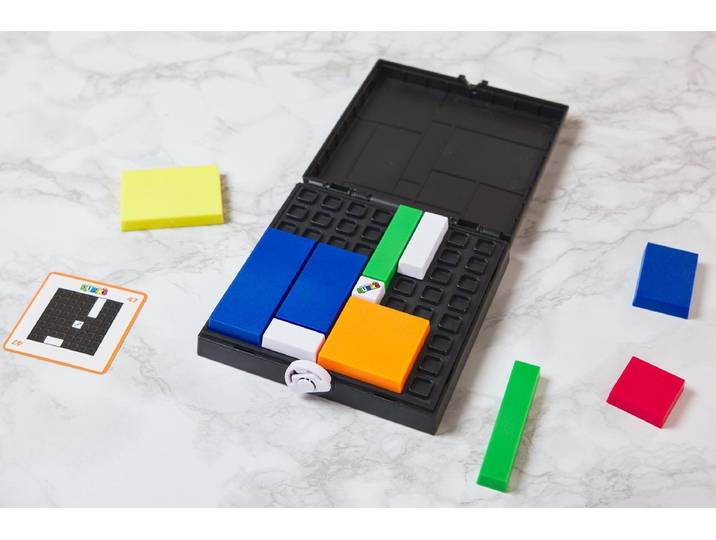 Rubik's - Gridlock - Logisch denkvaardigheden puzzelspel - 88 uitdagingskaarten