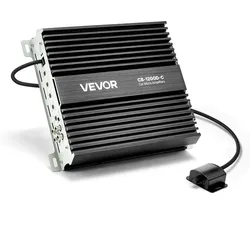 VEVOR Monoblock Autoverstärker 1200 W RMS MAX 1/2/4 Ohm, Audioverstärker (Klasse D) mit ferngesteuerter Subwoofer-Pegelregelung Tiefpassfilter Bassverstärkung Phasenverschiebung Lautstärkeregler