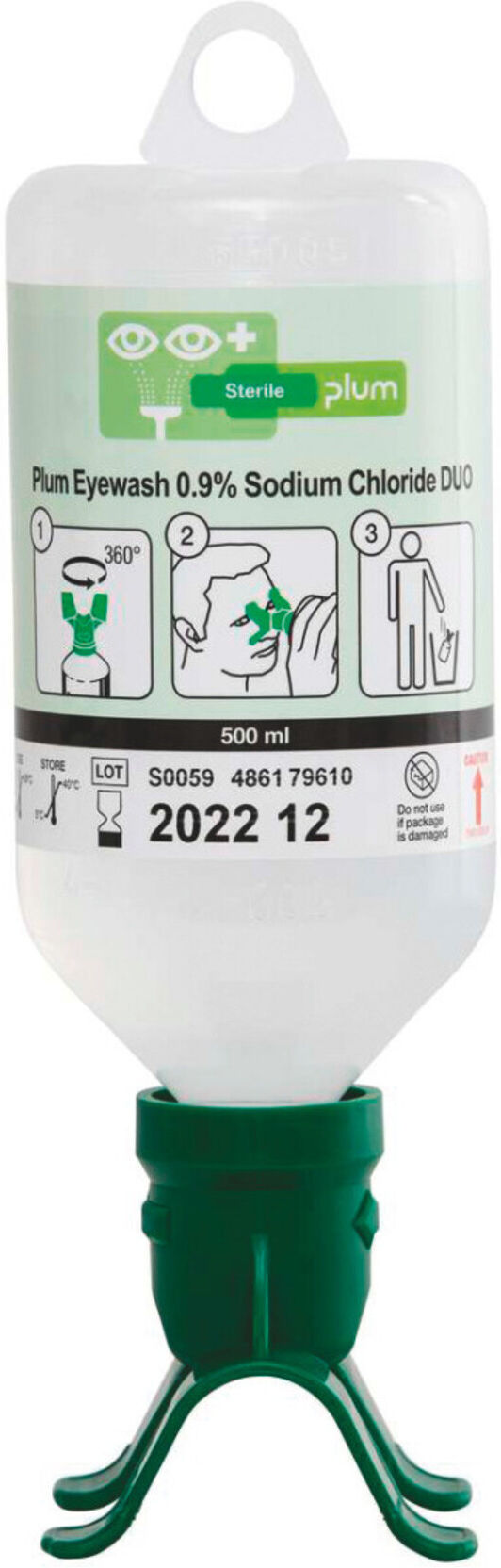 Plum Augenspülflasche DUO gebrauchsfertig 500 ml (4861)