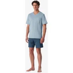 Schiesser Herren Schlafanzug Comfort Essentials 1er Pack