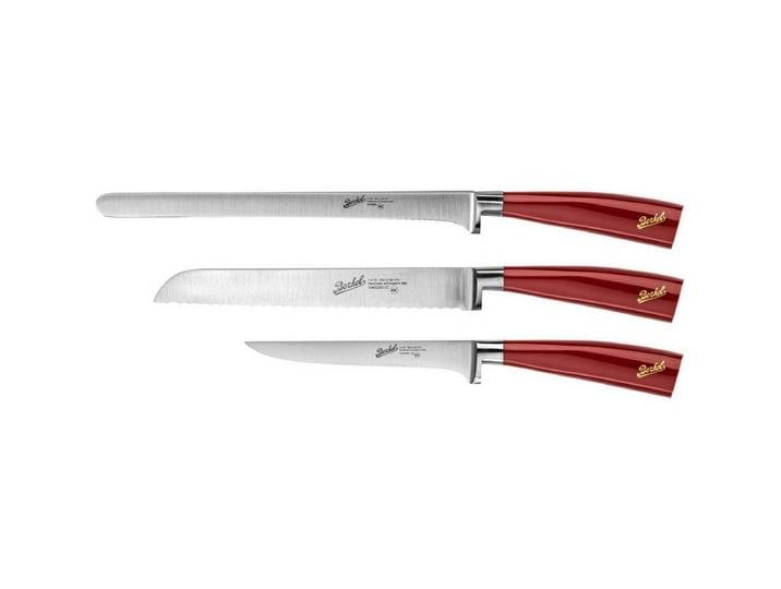 Berkel Zubereitungsmesser Elegance Red Ham-Set 3-tlg.