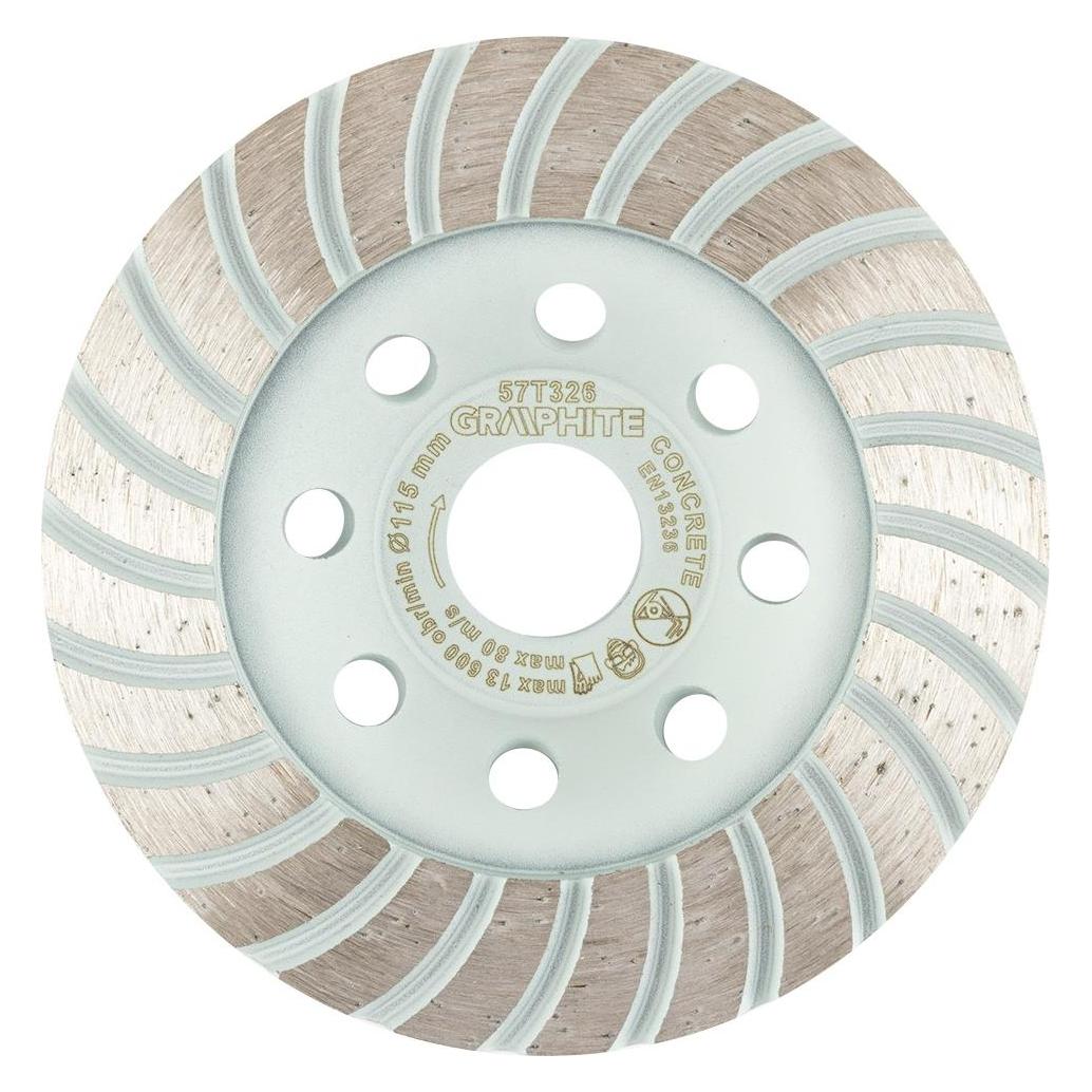 Graphite Diamantschleifscheibe, Turbo, 115 x 22,2 mm, trocken (60502326)