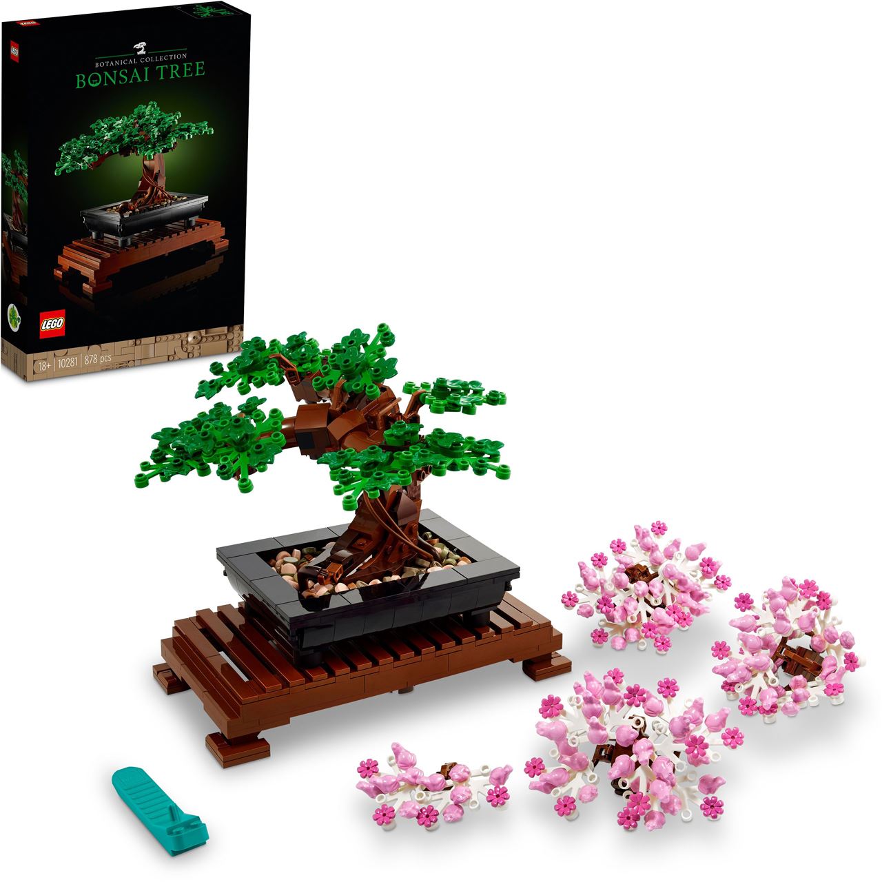 LEGO Botanicals 10281 Bonsai Baum, Kunstpflanzen-Set für Erwachsene, Deko