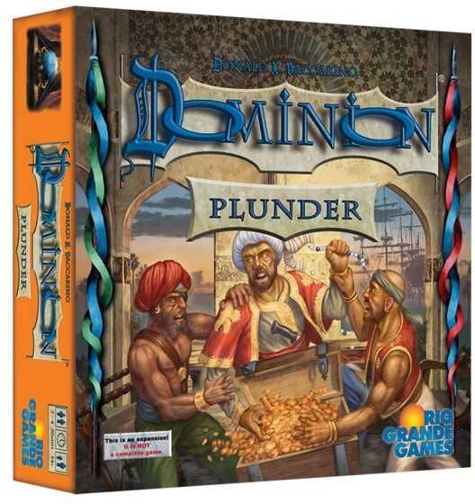 Rio Dominion: Plunder, 15th Expansion for Dominion Deck-Building Game with 500 Cards, Treasure, Duration, and Loot