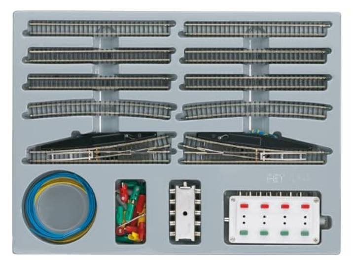 Märklin - 8191 Spur Z - Starter Set Erweiterung - Gleissystem Erweiterung - Detaillierte Ausführung - Ideal für Modellbahnliebhaber - Maßstab 1:220