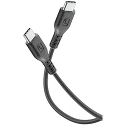 Cellularline 5A Power Data Cable 1,2 m USB Typ-C/ Typ-C Black