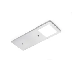 Naber Astra LED SE Einzelleuchte ohne Schalter 3000 K warmweiß alufarbig, 7063314