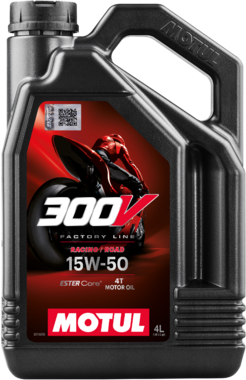 Motul Motoröl 300v 4t Factory Line Road Racing 15w-50 [4 L] 104129 4l