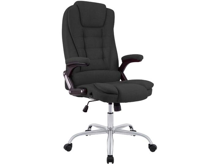 CLP Bürostuhl ergonomisch 150 kg belastbar Thor, Drehstuhl mit modernes Design - Farbe: dunkelgrau