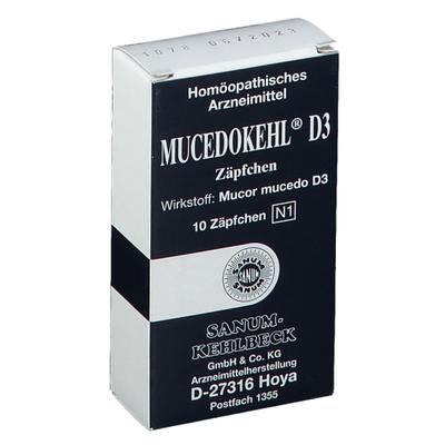 Mucedokehl D 3 Zäpfchen 10 St Suppositorien