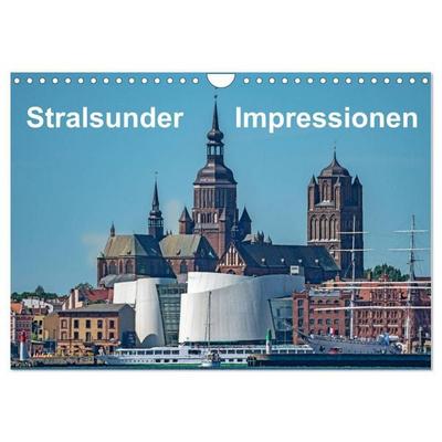 Stralsunder Impressionen (Wandkalender 2026 DIN A4 quer), CALVENDO Monatskalender