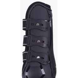 QHP Gamaschen Champion Airflow schwarz Tendon Boots Schnellverschluss, QHP_19_Gr.: Full