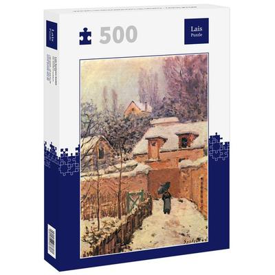 Lais Puzzle Alfred Sisley - Garten im Louveciennes im Schnee 500 Teile