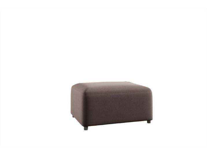 Fun Möbel Polsterhocker Designerhocker FUN AROA in Velourstoff Salvador, Rundumbezug