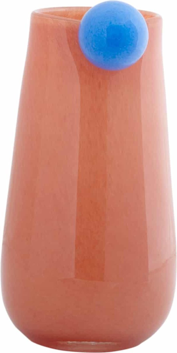 Present Time Vaas Bolita Medium - Oranje - Glas - Ø15cm