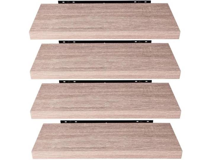 EUGAD 4 pièces Étagère Murale étagères suspendues en Bois 40x22 9x3 8cm Sonoma Chêne