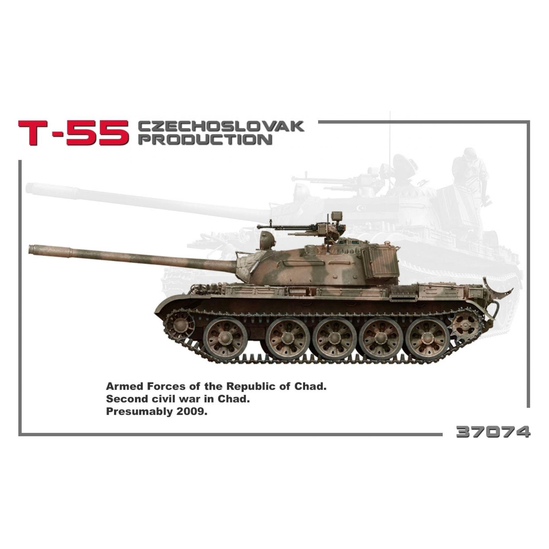 Mini art T-55 Czechoslovak Prod. (37074)