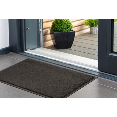 Fußmatte ASTRA "Perle", grau (anthrazit), B:40cm H:9mm L:60cm, Kunstfaser, Teppiche, Fußmatte, Türmatte, Schmutzfangmatte, waschbar, In und Outdoor