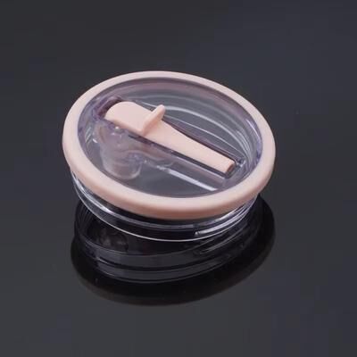 Inspired Finds Clear Spill Proof 40 Oz Tumbler Lid Replacement Cover For Travel Cups pink