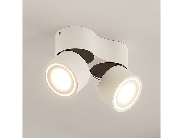 Rotari 2 plafonnier 2x6,1W Blanc - Arcchio - Couloir - Moderne - Aluminium - Multi-ampoules