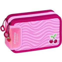Brunnen Federmäppchen befüllt »s'maepp Fruity Love« rosa, 20x12.5x7.5 cm