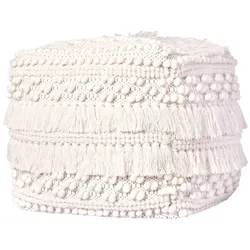 Pouf Bohist Natural Creme