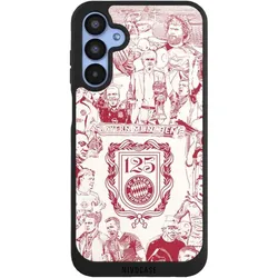Nivocase Handyhülle für Samsung Galaxy A15 5G Hülle NIVOpure Case Schwarz FC Bayern München Offizielles (Samsung Galaxy A15 5G), Smartphone Hülle, Schwarz