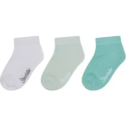 STERNTALER Sneaker Socken 3er-Pack uni, Größe 22 in Grün Grün