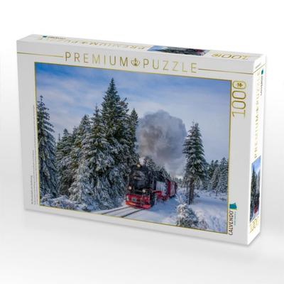 CALVENDO Puzzle Die Brockenbahn am Goetheweg | 1000 Teile Lege-Größe 64x48cm Foto-Puzzle für glückliche Stunden