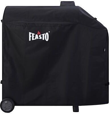 FEASTO 44-Inch Outdoor Grill Cover for Charcoal Grill with Side Table, Waterproof 600D Heavy Duty BBQ Grill Cover