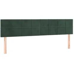 vidaXL, Boxspringbett, Pasonberg (Block mit Quadraten) (160 x 200 cm)
