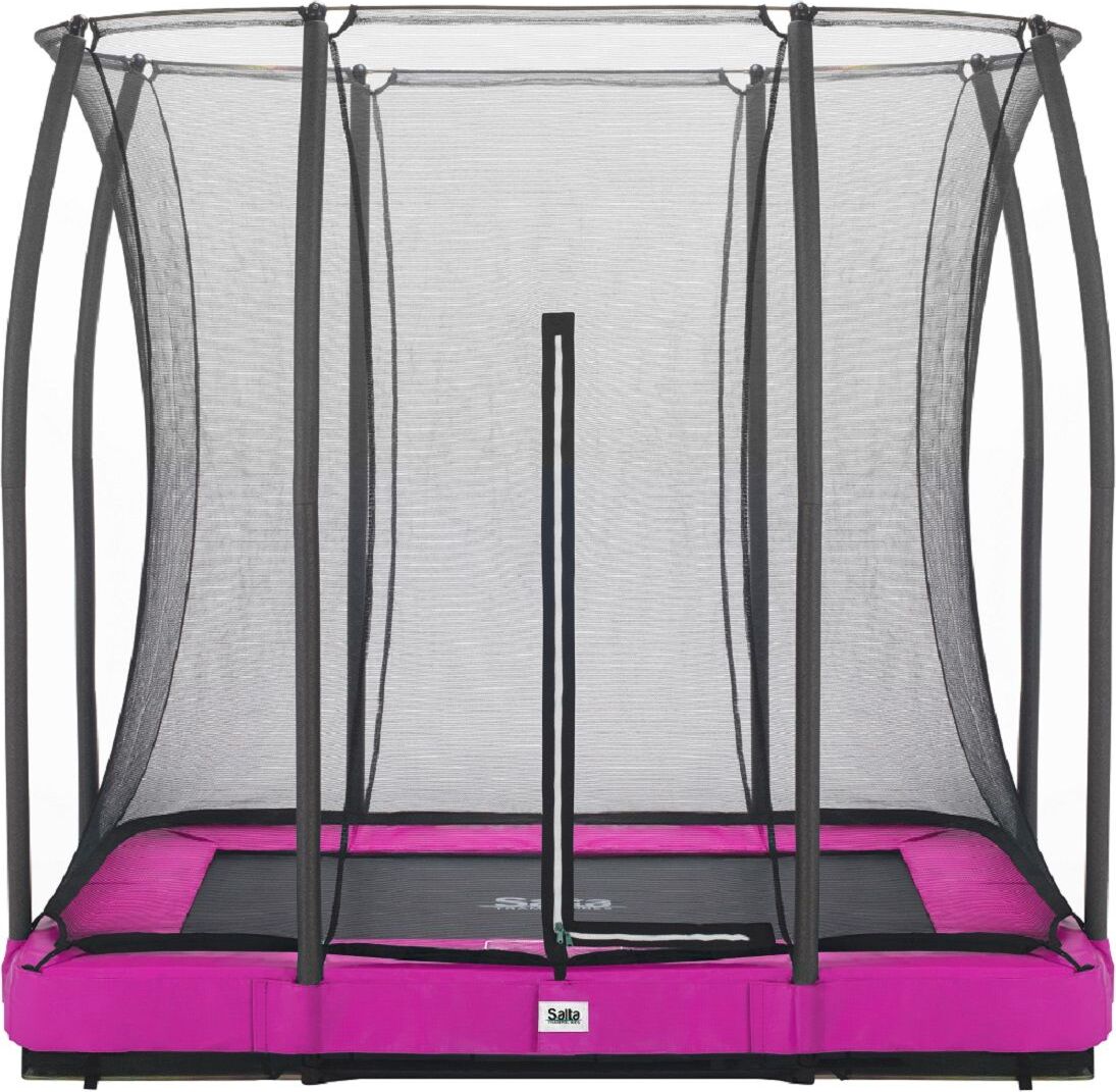 Salta Comfort Edition Ground Trampolin - 214x153cm - Rechteckig - Pink