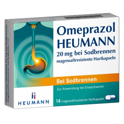 HEUMANN PHARMA GmbH & Co. Generica KG OMEPRAZOL Heumann 20 mg b.Sodbr.magensaftr.Hartk. 14 st 07516480