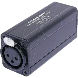 NEUTRIK NA2FD0BT - XLR-Buchse auf Cinch-Buchse, schwarz