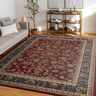 Alise Rugs Soho Traditional Floral Indoor Area Rug
