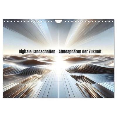 Digitale Landschaften – Atmosphären der Zukunft (Wandkalender 2027 DIN A4 quer), CALVENDO Monatskalender
