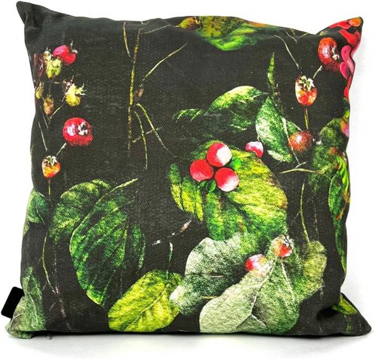 Madison sierkussen Rib Cherry 45 x 45 cm