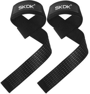 Uplifted Goods Weightlifting Wrist Straps With Anti Slip Silicone i