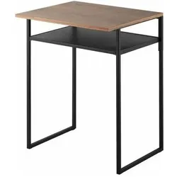 Yamazaki, Couchtisch + Beistelltisch, Tisch mit Holzablage und Ausziehplatte TOWER (53 x 45.20 x 66.80 cm)