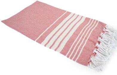 Porch & Den Parkwest Stripe Pattern Woven Cotton Throw Blanket