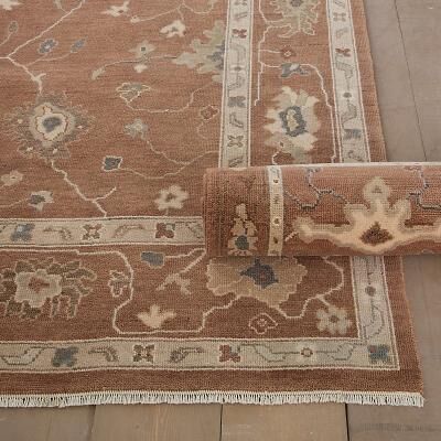 "Caroline Hand Knotted Rug - 2'6"" x 8' Runner - Ballard Designs"