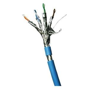 OEM DATACOM F/FTP drát CAT6A LSOH,Eca 300m, plášť modrý (F/FTP, CAT6a, 300 m) (12153)